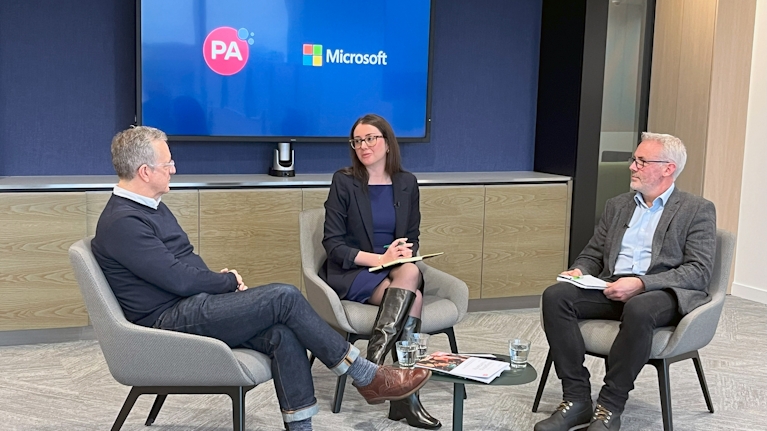 PA and Microsoft participants in video interview